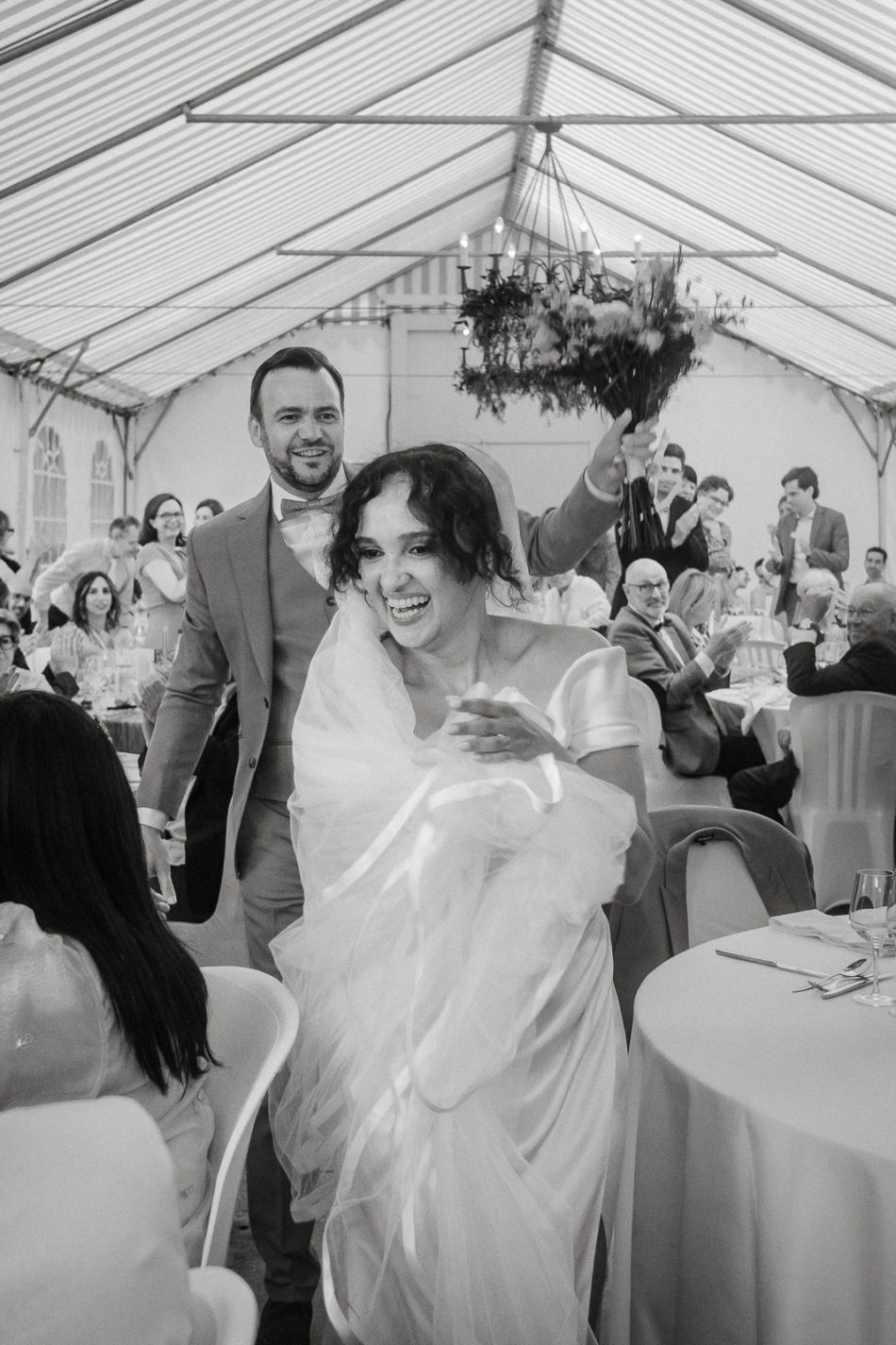 Un beau moment spontané lors d'un mariage à Angers